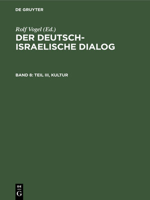 cover image of Teil III, Kultur